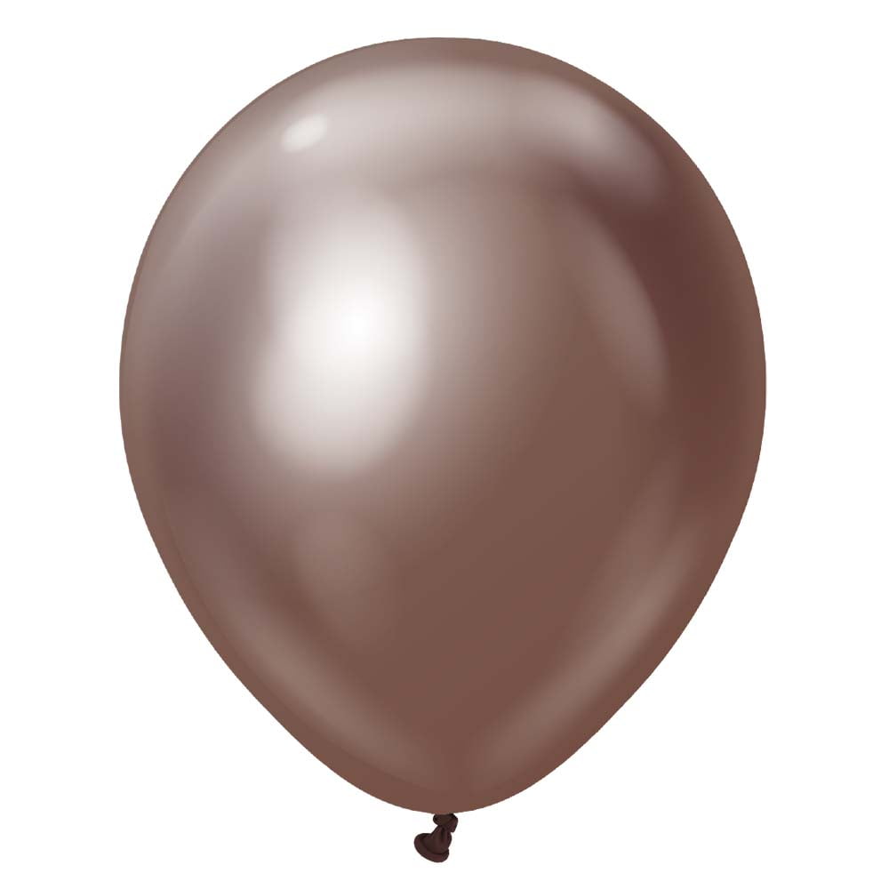 18 inch Kalisan Standard Chocolate Brown Latex Balloons (25 Pack) - Party Supplies Decorations