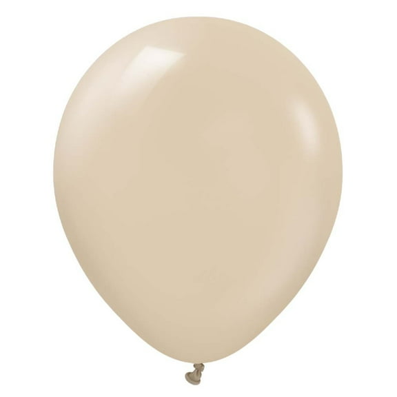 18 inch Kalisan Standard Hazelnut Latex Balloons (25 Pack) - Party Supplies Decorations