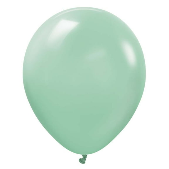 18 inch Kalisan Standard Mint Green Latex Balloons (25 Pack) - Party Supplies Decorations
