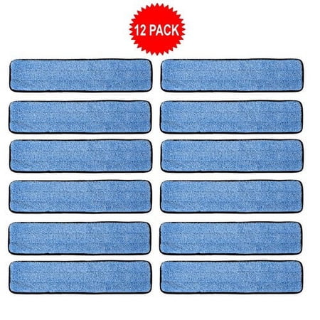 18 inch Microfiber Wet Mop Refill Pads for Flat Microfiber Mop Frames