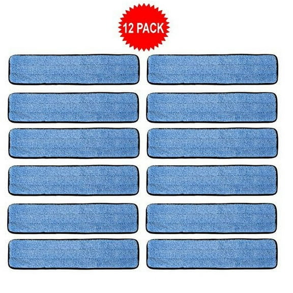 18 inch Microfiber Wet Mop Refill Pads for Flat Microfiber Mop Frames