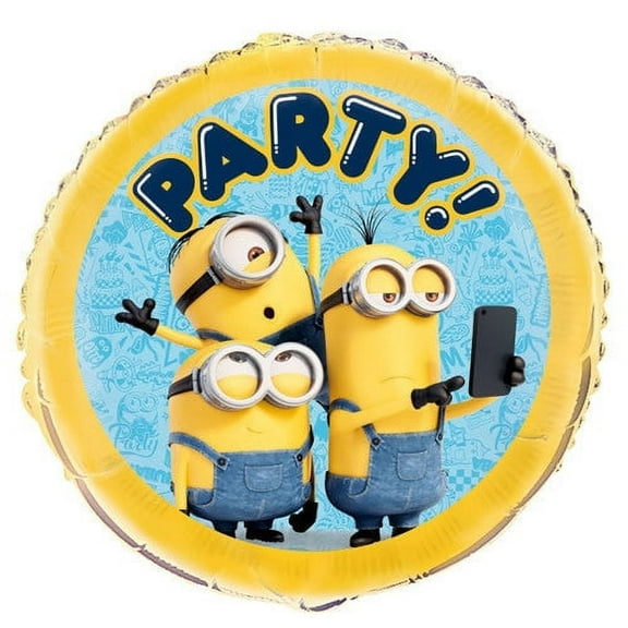 18 inch Minions 2 Foil Mylar Balloon - Party Supplies Decorations