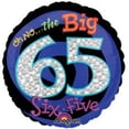 thumbnail image 1 of 18 inch Oh No! It's My Birthday 65 Anagram Foil Mylar Balloon - Party Supplies Decorations, 1 of 1