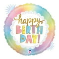 thumbnail image 1 of 18 inch Opal Birthday Betallic Foil Mylar Balloon - Party Supplies Decorations, 1 of 2