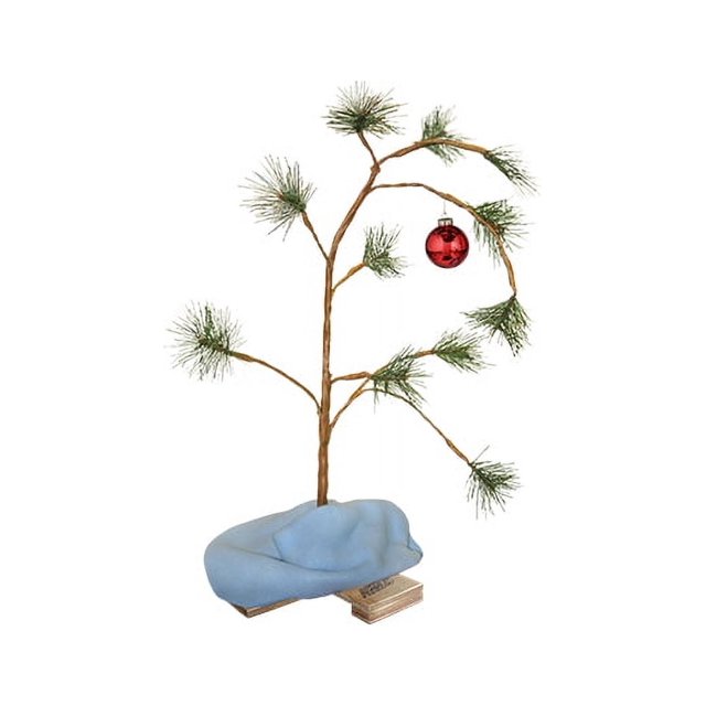 18inch Peanuts Charlie Brown Christmas Tree with Linus' Blanket