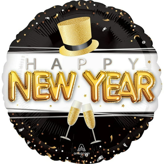 18 inch Pop Clink Cheers Anagram Foil Mylar Balloon - Party Supplies Decorations