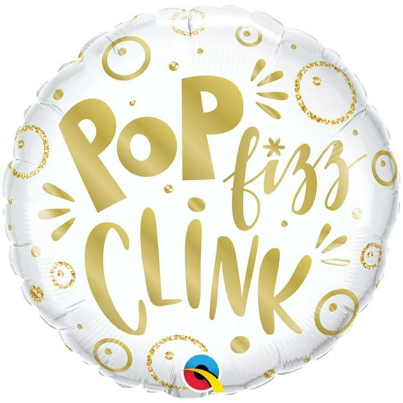 18 inch Pop Fizz Clink Foil Mylar Balloon - Party Supplies Decorations