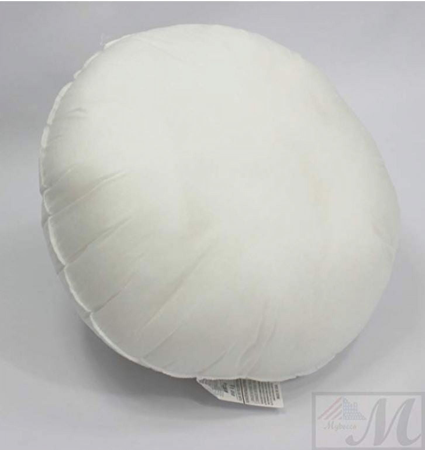 18 Inch Round Floor Pillow Insert - Filled with Polyester Form Cushion 