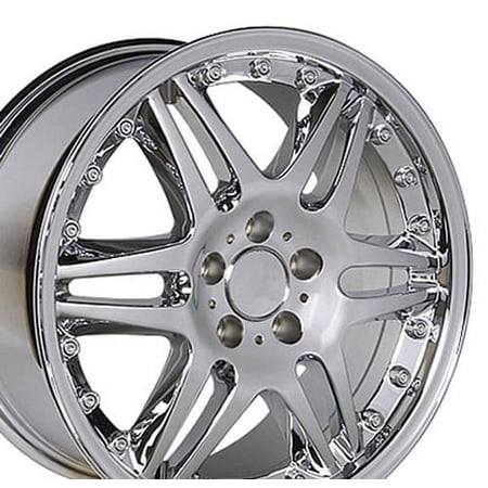 18 inch Rim fits 1994-1996 Mercedes-Benz C220 Chrome 18x8.5 Aluminum Wheel Direct Fit