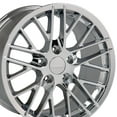 thumbnail image 1 of 18 inch Rim fits 1997-2013 Chevrolet Corvette C6 ZR1 Style Chrome 18x8.5 Wheel Direct Fit, 1 of 5