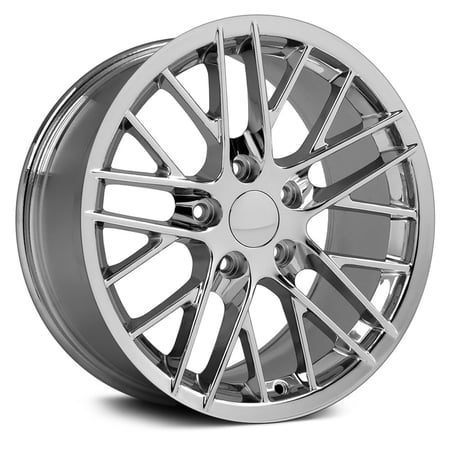 18 inch Rim fits 88-04 Chevy Corvette C6 ZR1 Chrome Wheel Direct Fit
