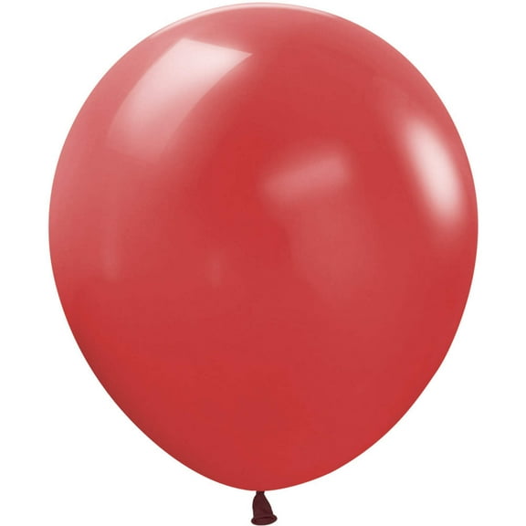 18 inch Sempertex Deluxe Imperial Red Latex Balloons (25 Pack) - Party Supplies Decorations