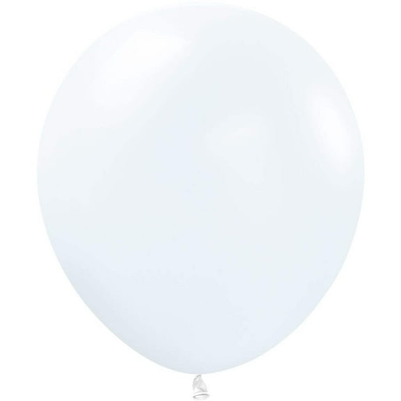 18 inch Sempertex Fashion White Latex Balloons (24 Pack) - Party Supplies Decorations