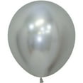 thumbnail image 1 of 18 inch Sempertex Reflex Silver Latex Balloons (15 Pack) - Party Supplies Decorations, 1 of 3
