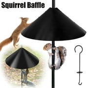 18 inch Squirrel Baffle Wrap Around Squirrel Proof Baffles Durable Plastic Bird Feeder Guard with Hook