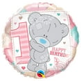 thumbnail image 1 of 18 inch Tiny Tatty 1st Birthday Girl Foil Mylar Balloon - Party Supplies Decorations, 1 of 2