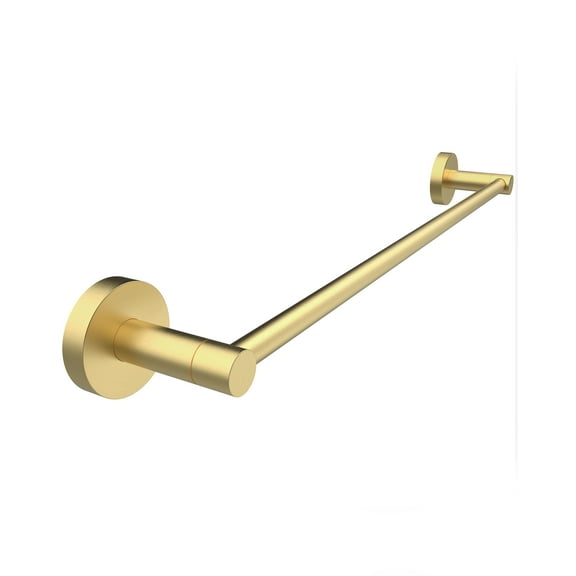 18-inch Wall Mounted Towel Bar for Kitchen and Bathroom, Brushed Gold, by Fixsen