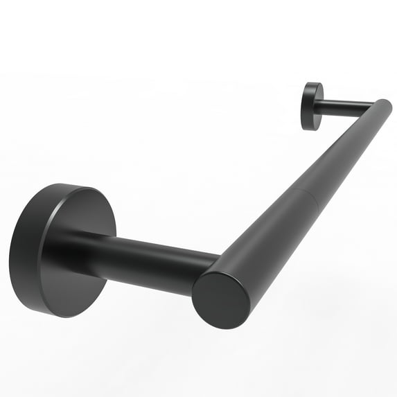 18-inch Wall Mounted Towel Bar for Kitchen and Bathroom, Matte Black, by RARXTR