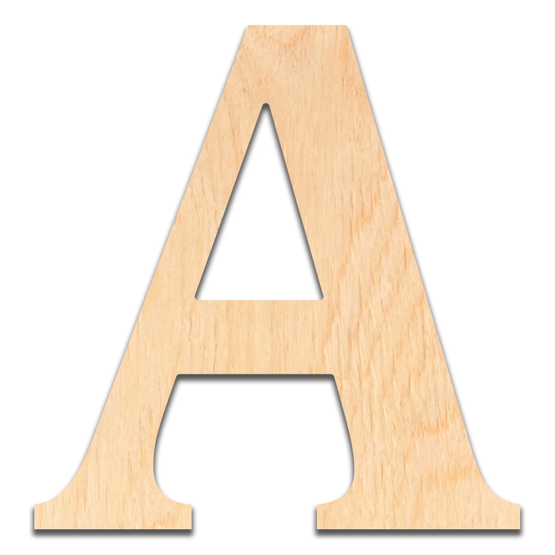 18 inch Wooden Letter A This 18 inch Unfinished Wood Letter is Ready