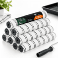 18 inch paint roller 10 pack microfiber paint roller covers 3/8 nap ...