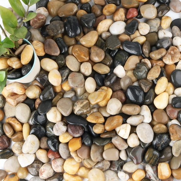 18-lb Bulk Bag Pebbles for Plants 1-1.5 ” Aquarium Gravel River Rocks Garden Outdoor Decorative Stones