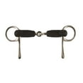 thumbnail image 1 of 18 mm Soft Rubber Half Cheek Snaffle Bit for Horse, Stainless Steel, 1 of 1