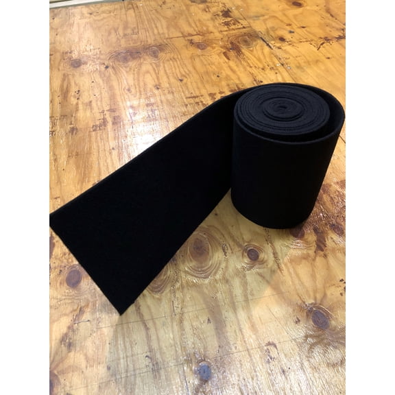 18 oz Marine Trailer Bunk Carpet - Black - 24"X25'