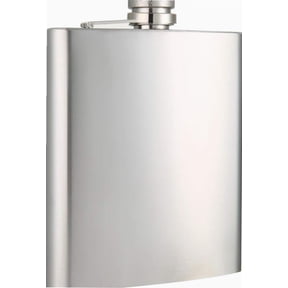 18 oz Silver Large Capacity Stainless Steel Whiskey Hip Flask for Liquor