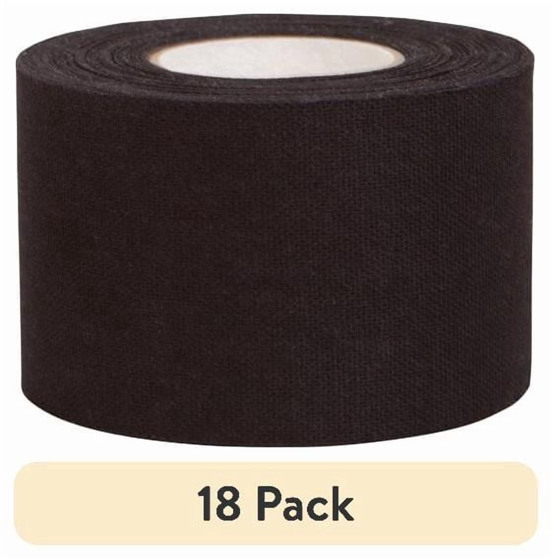 (18 pack) ACE Brand Athletic Sports Tape, Black, 1.5" x 10 Yds., Hand Tearable