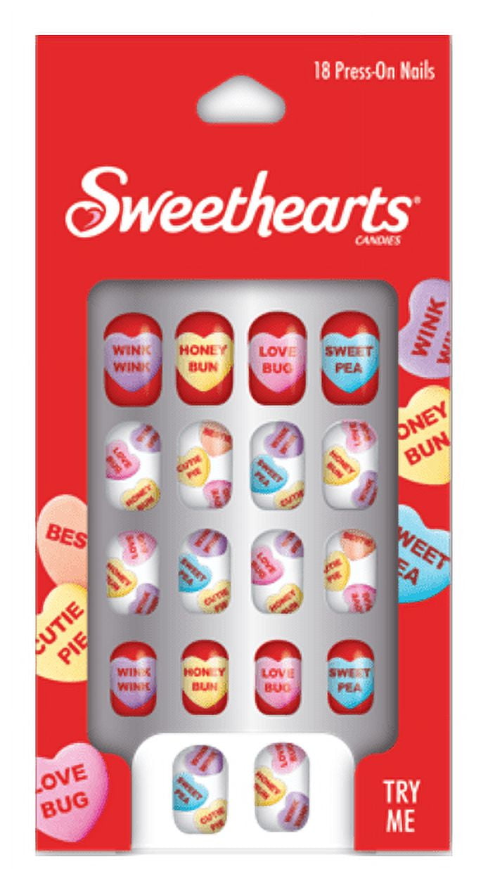 18 pc Sweethearts Faux nails