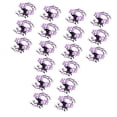 thumbnail image 1 of 18 pcs Clips Plum Bridal Flower Clamp Accessories Girl Hair Wedding Mini Women Hairpin Rhinestone Blossom Claw Purple, 1 of 5