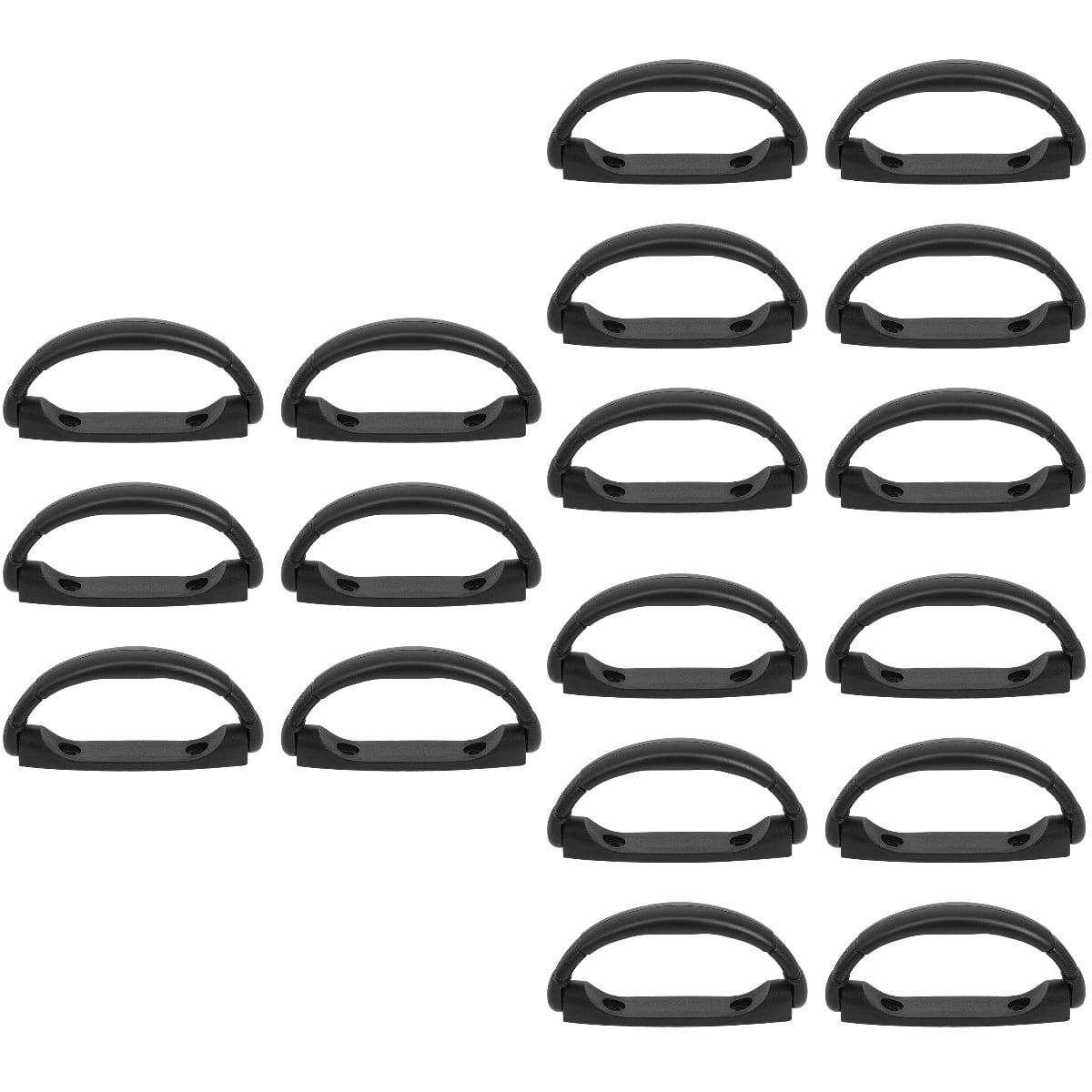 18 pcs Durable Speaker Handles Plastic Subwoofer Handles Sturdy Black