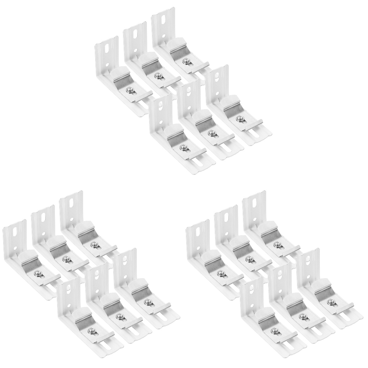 18 pcs L Shaped Vertical Blind Bracket Easy Installation Blind Metal Bracket Vertical Blind