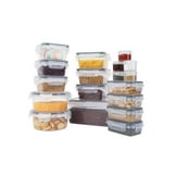 Mainstays 4 Pack 4.4Cup Plastic Square Food Storage Container