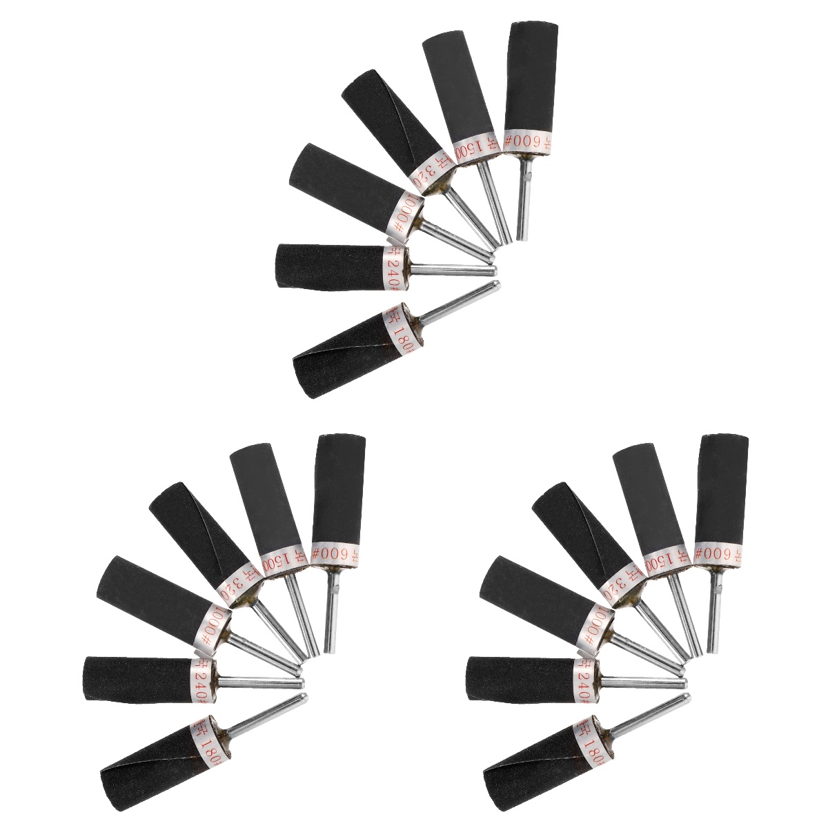 18 pcs Rotary Tool Sanding Drum Assorted Sandpaper Drum Polisher