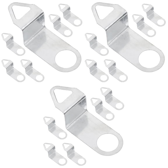 LOLIPPYY Silver Alloy Clock Hook for Wall Clocks and Decorations 18Pcs
