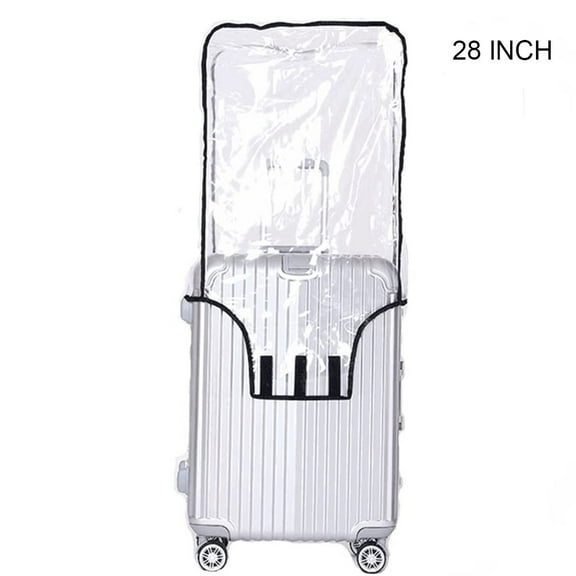 18" to 30" Luggage Cover Protector Bag PVC Clear Plastic Suitcase Cover Protectors Travel Luggage Sleeve Protector