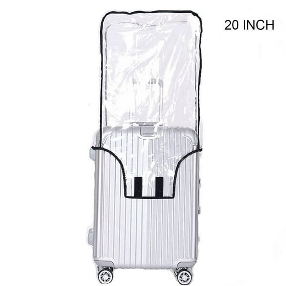 18" to 30" Luggage Cover Protector Bag PVC Clear Plastic Suitcase Cover Protectors Travel Luggage Sleeve Protector
