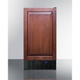 thumbnail image 1 of 18" wide frost-free freezer in black for built-in or freestanding use, with integrated door frame for overlay panels, 1 of 5
