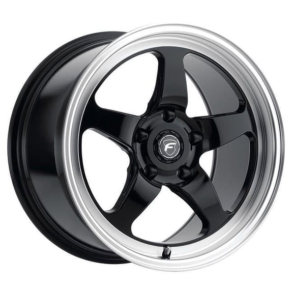 18 x 10 in. D5 Drag 5 x 4.5 in. Bolt Pattern 6.4 in. Backspace Wheel, Black