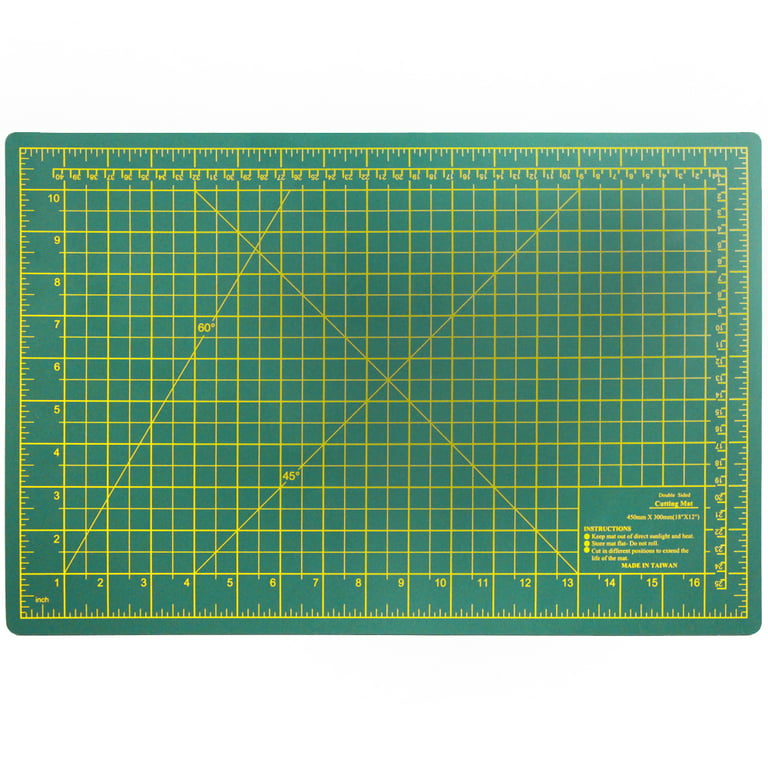 Westcott 12 X 18in Self-Healing Cutting Mat with Grid for Sewing, Quilting,  Card Making (00504)