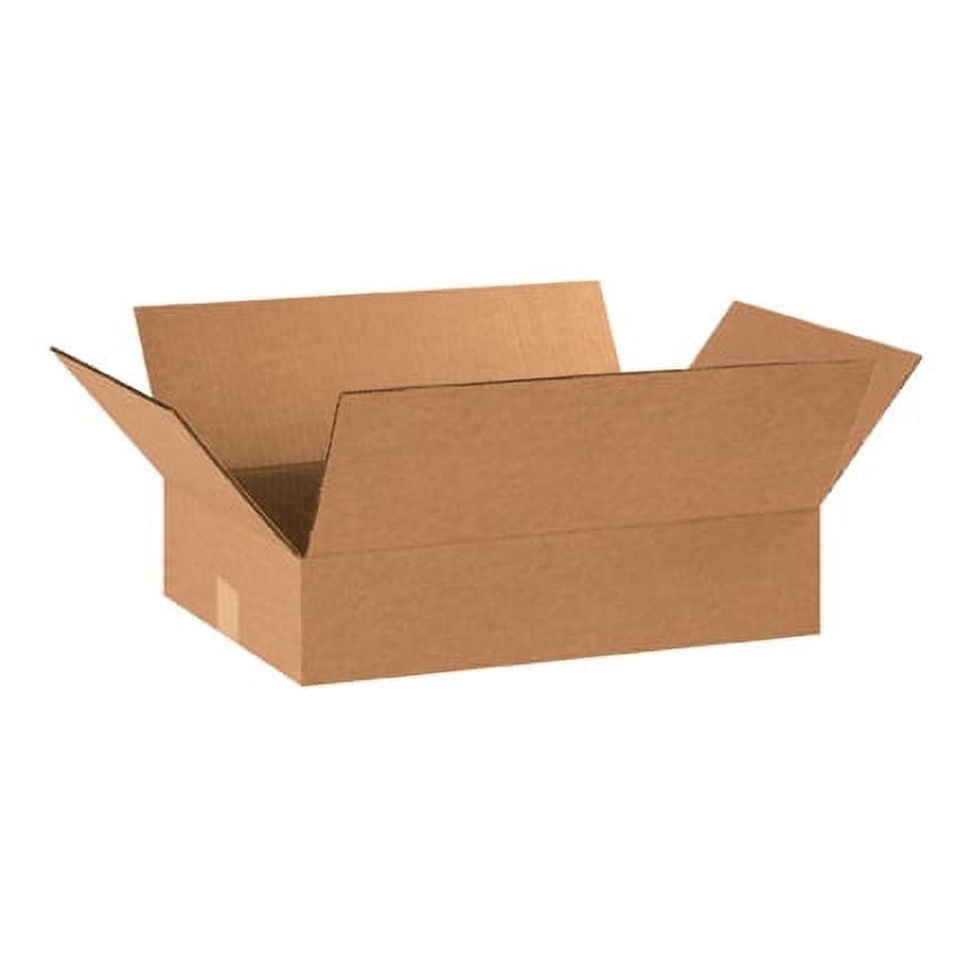 Eco-Friendly Kraft Corrugated Shipping Box 18"x12"x4" - Pack of 25