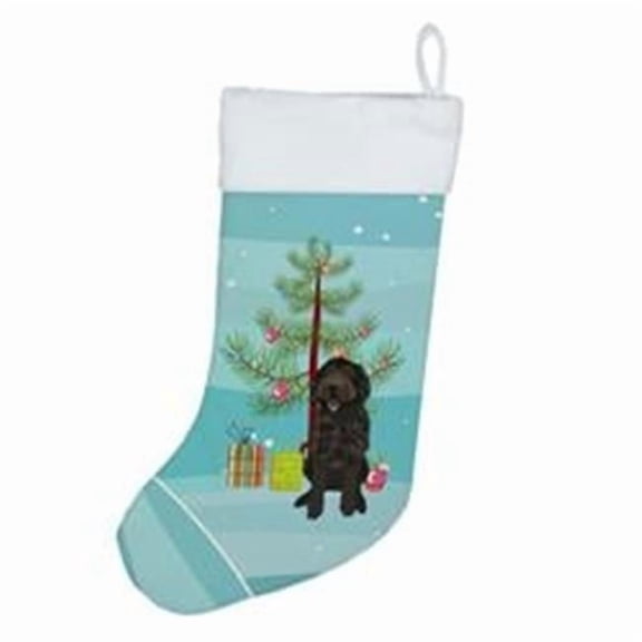 18 x 13.5 in. Unisex Doodle Chocolate No.1 Christmas Christmas Stocking
