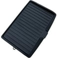 thumbnail image 1 of 18 x 13" Kitchen Drain Board, Large Plastic Draining Tray with Side Drop Slope Diversion, Side Dish Drying Tray, Dish Drainer Drip Rack Tray with Non-Slip Base, 1 of 6