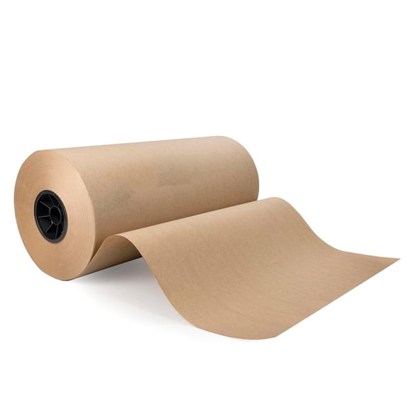 18" x 14400" (1200 ft) Large Brown Kraft Paper Roll for Packing - Perfect Natural Kraft Wrapping Paper for Void Filling - Craft Paper for Kids Art Projects