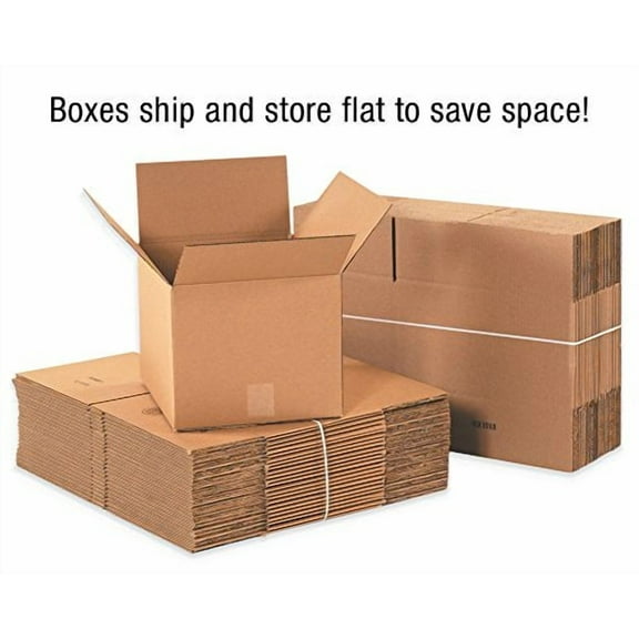 18 x 16 x 6 Corrugated Cardboard Boxes, Flat 18"L x 16"W x 6"H, Pack of 25 | Shipping, Packaging, Moving, Storage Box for Home or Business, Strong Wholesale Bulk Boxes