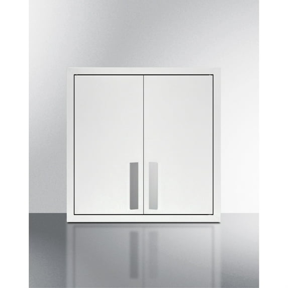 18" x 18" 2-door wall cabinet in white