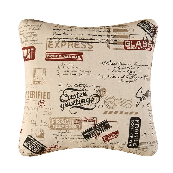 Air Mail High Definition Throw Pillow, 18" x 18"