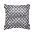 thumbnail image 1 of Bianca Black Geometric Woven Square Accent Throw Pillow, 18" x 18", 1 of 4