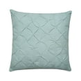 thumbnail image 1 of 18" x 18" Diamond Tuck Seaglass Solid Woven Square Accent Throw Pillow, 1 of 5